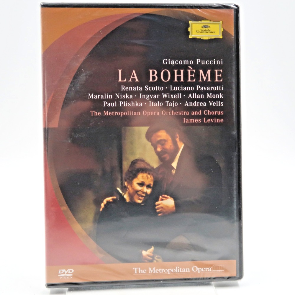 Puccini La Boheme DVD 1977 Metropolitan Opera Pavarotti Scotto Levine